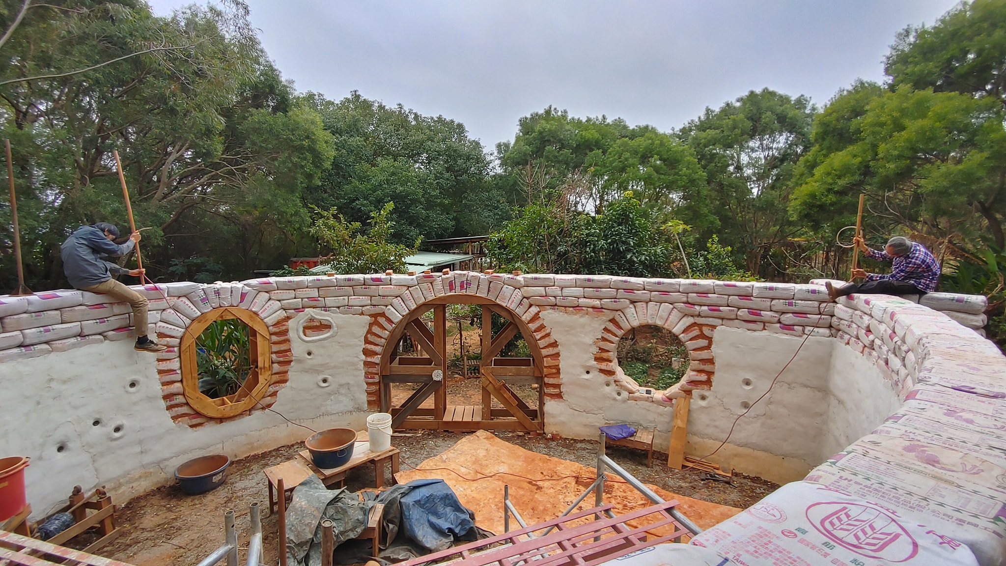 Les joies de l'éco-construction