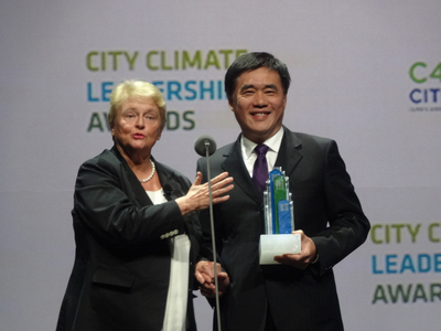 C40: Le maire de Taipei à New-York pour recevoir le prix du choix des citoyens