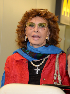Sophia Loren en visite à Taiwan