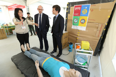 Taipei établit le centre de formation de prévention contre Ebola