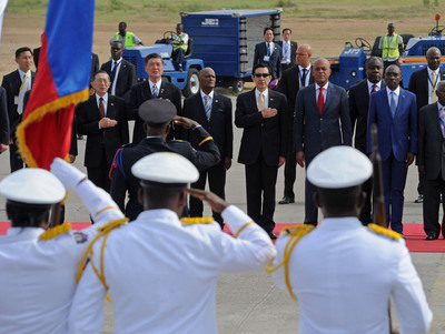 Séjour présidentiel : Ma Ying-jeou est arrivé en Haïti