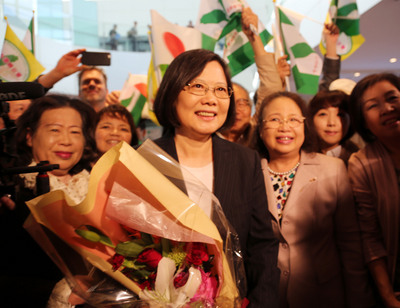 Tsai Ing-wen entame son voyage au Japon