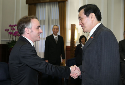 Le représentant français Benoît Guidée reçu par le Président taiwanais