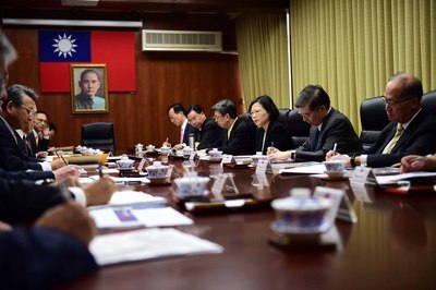 Tsai Ing-wen a assisté au compte rendu de la diplomatie