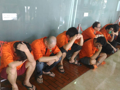 Les suspects taiwanais arrêtés en Indonésie sont rapatriés à Taiwan