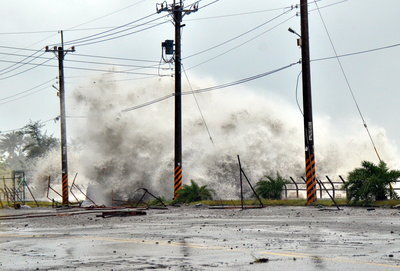 Taiwan restera sous l’impact du typhon Megi jusqu'à mercredi
