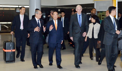 James Soong en chemin pour l’APEC fait escale à New-York