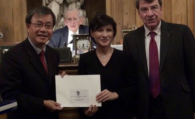 La ministre de la culture taiwanaise a décerné les prix de la Fondation culturelle franco-taïwanaise