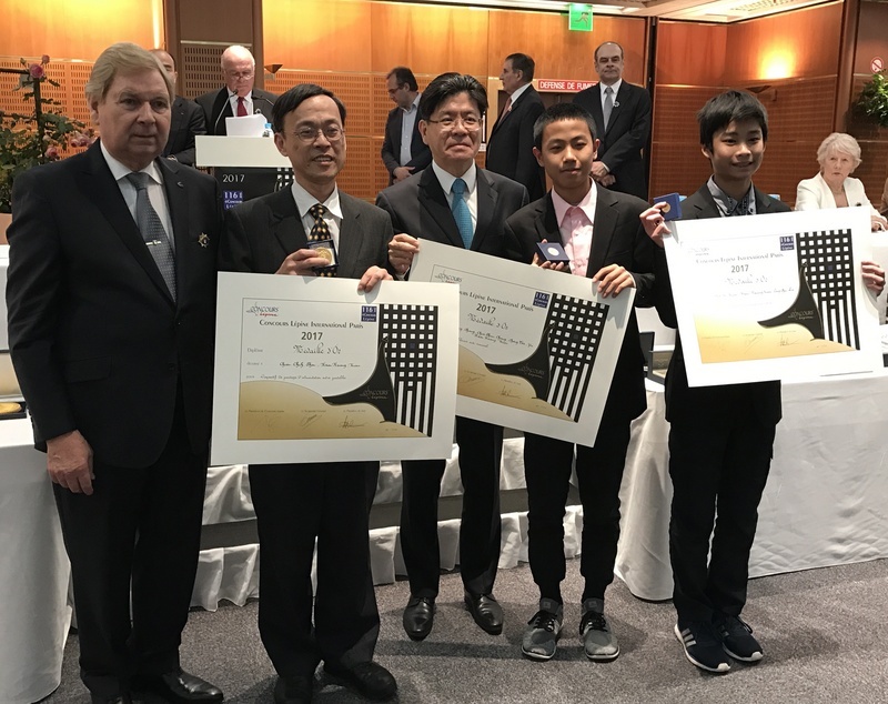 Des jeunes taiwanais primés au Concours Lépine à Paris