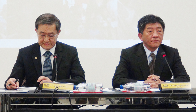 Le ministre de la santé est à Genève pour réitérer la position taiwanaise
