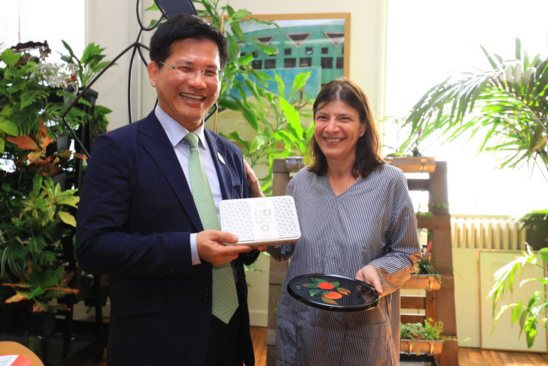 Le maire de Taichung a visité la mairie de Paris