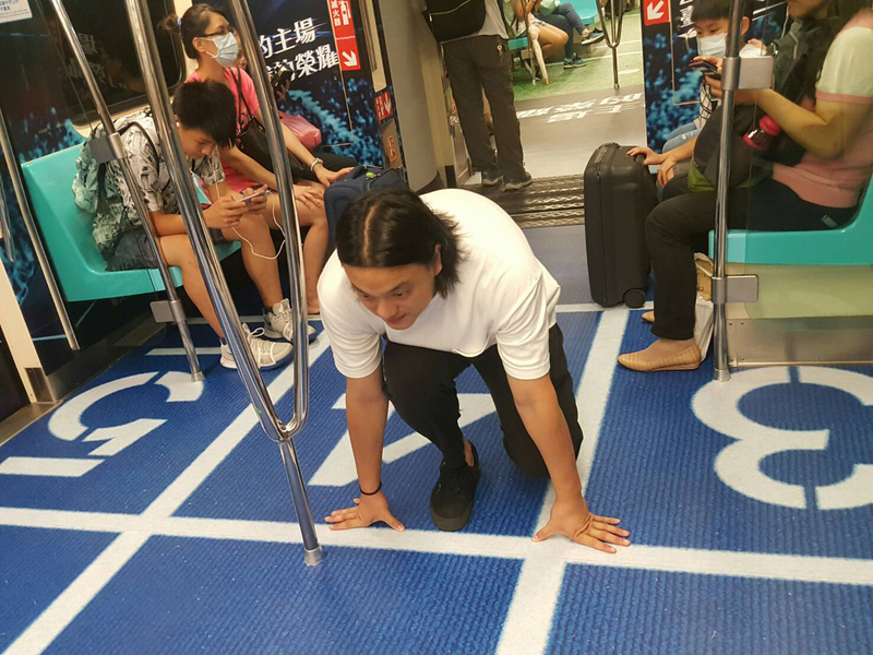 Les métros aux couleurs des Universiades sont en circulation