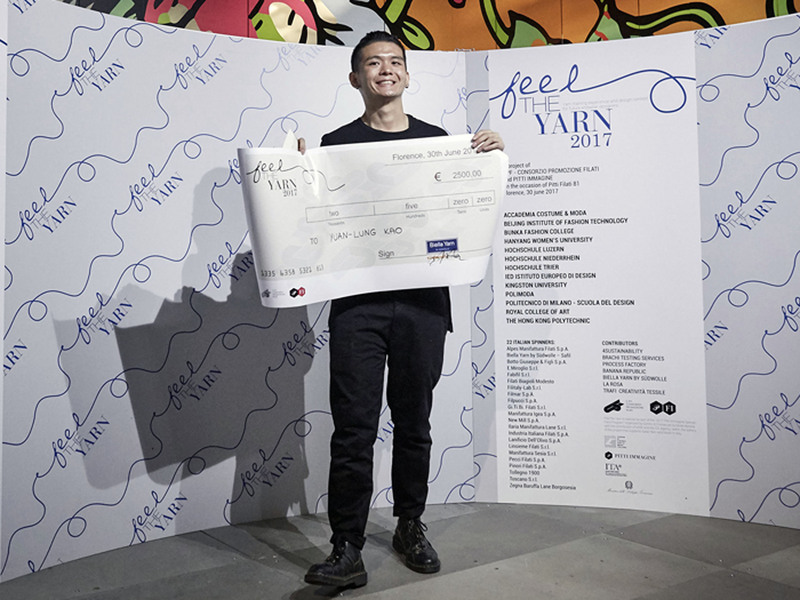 Un styliste taïwanais remporte le premier prix à un concours de mode en Italie.