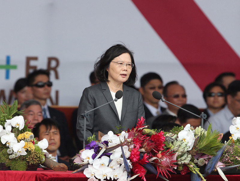 Discours présidentiel de Tsai Ing-wen à l'occasion de la fête nationale (anglais)