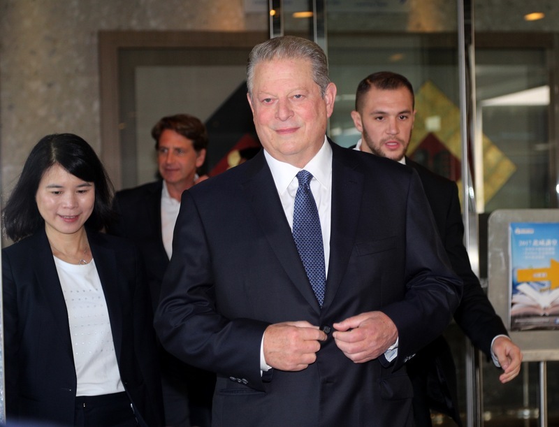L’ancien Vice Président américain Al Gore est à Taïwan