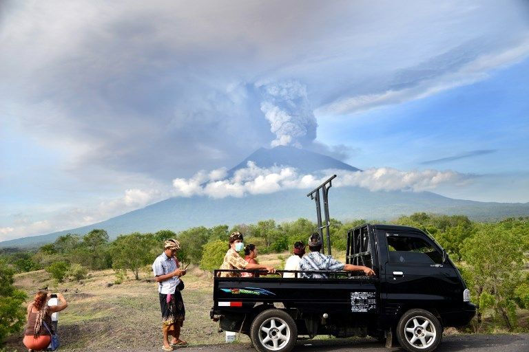 Eruption volcanique à Bali : plus de 800 taiwanais bloqués sur place