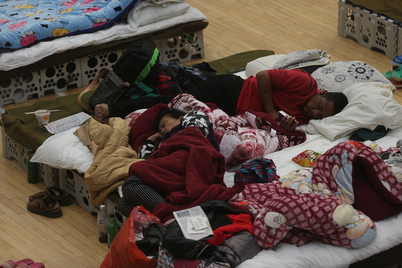 Les centres de refuge à Hualien s'apprêtent à fermer