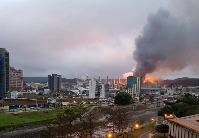Incendie d’une rafinerie de CPC dans le comté de Taoyuan