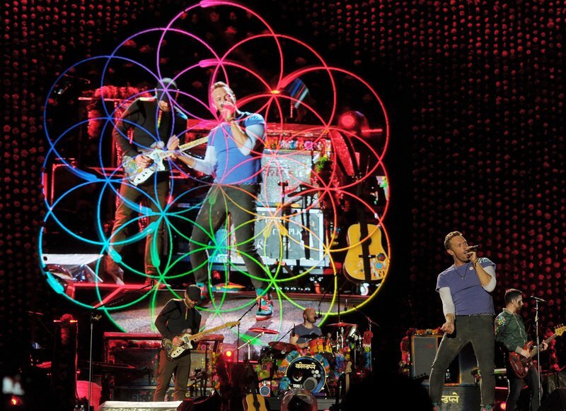 Le groupe Coldplay établit le record du plus grand concert plein air à Taïwan