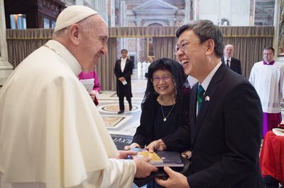 Le Vice-président taiwanais Chen Chien-jen a rencontré le secrétaire d’Etat du Vatican
