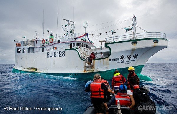 Taiwan réfute les accusations de Greenpeace et défend son chalutier