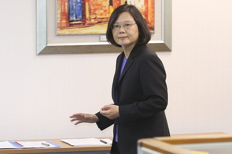 Tsai Ing-wen reçoit le président du Sénat haïtien au Palais présidentiel