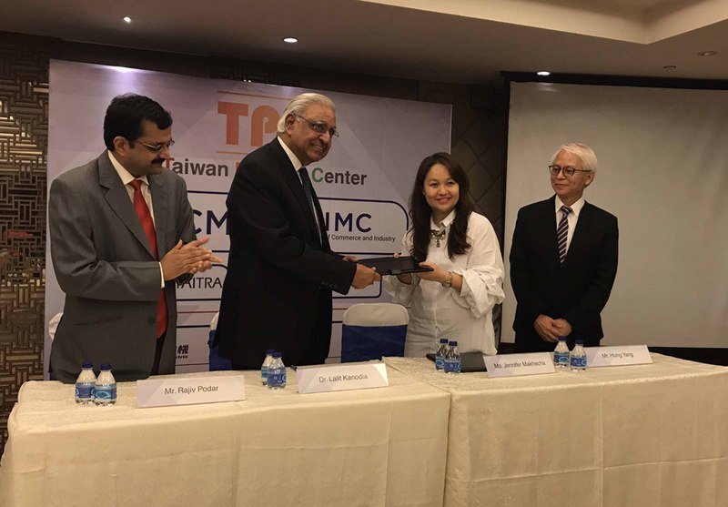 Un groupe d’entrepreneurs taïwanais signe un protocole d’entente avec la chambre de commerce indienne