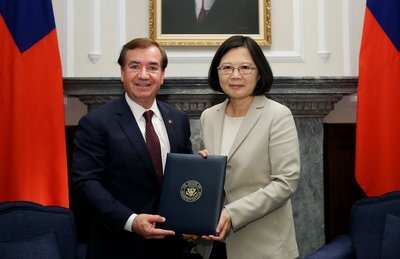 Une délégation américaine en visite à Taïwan
