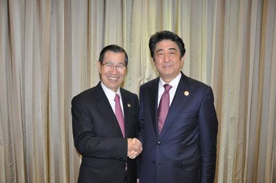 Vincent Siew s’est entretenu avec Shinzo Abe