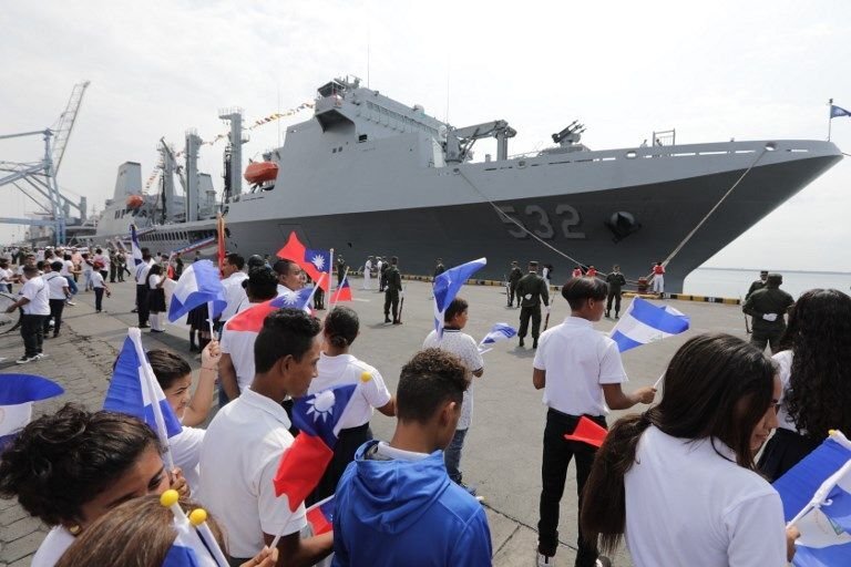 La flotte diplomatique de la Marine taiwanaise accoste au Nicaragua