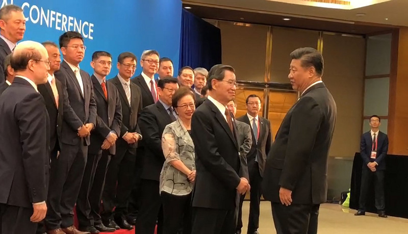 Xi Jinping évoque de nouveau le principe d’une seule Chine face à l'ancien président taiwanais Vincent Siew