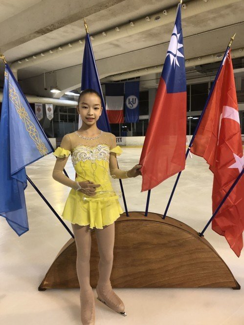 Ting Tzu-Han a décroché le premier prix de patinage artistique en France