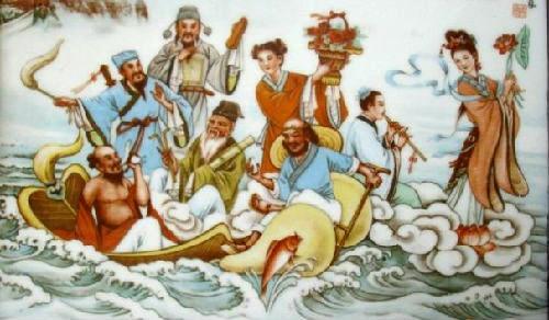 Les huit immortels traversent la mer