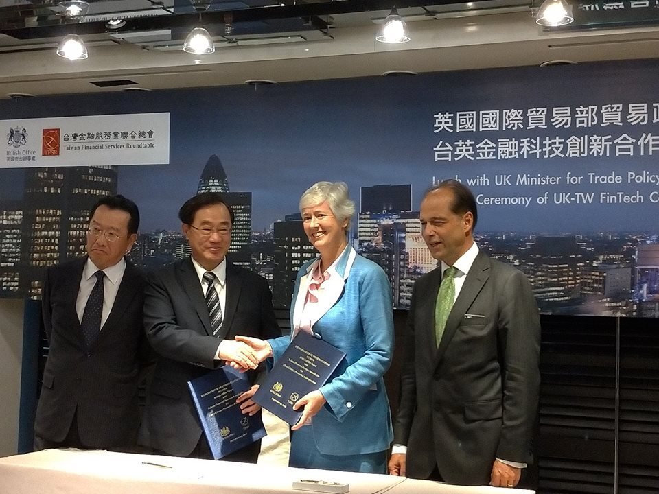 Technologies financières: Taiwan et le Royaume-Uni actent un protocole d’entente