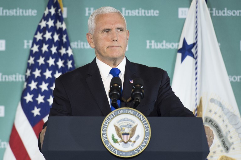 Le vice président américain fustige la Chine au Hudson Institute
