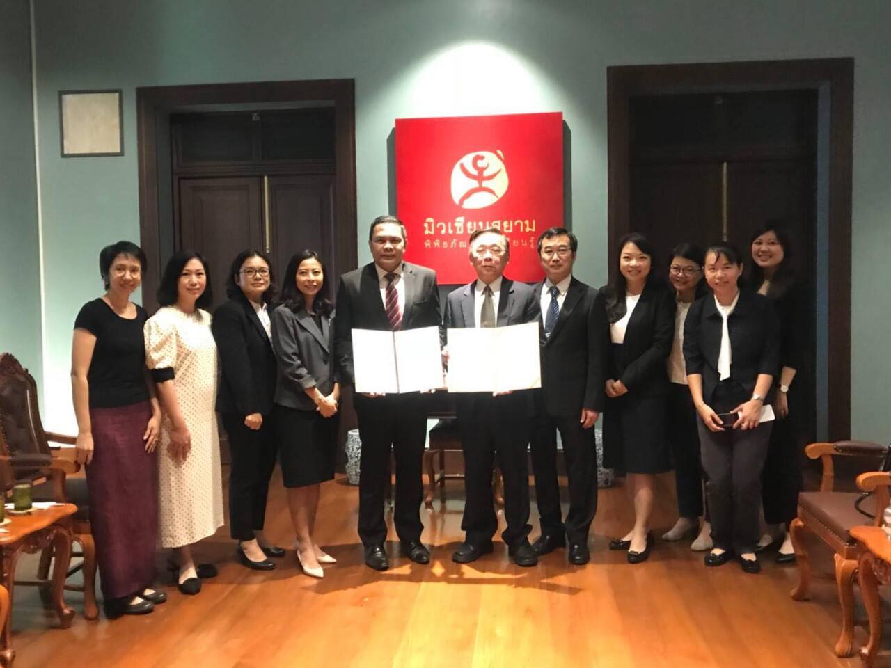 Signature d’un accord entre le Musée national de Taiwan et le musée du Siam en Thaïlande