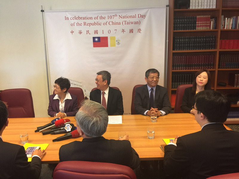 Le vice-président taiwanais au Vatican