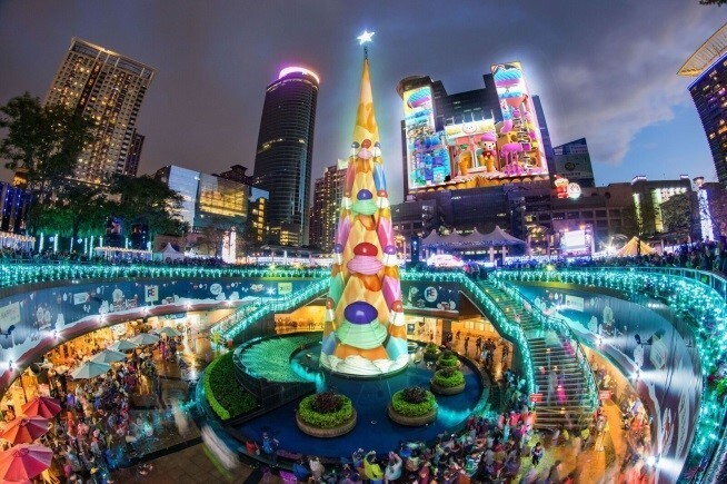 Noel du Nouveau Taipei (image de la municipalité)