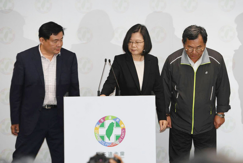 Tsai Ing-wen démissionne de la tête du DPP