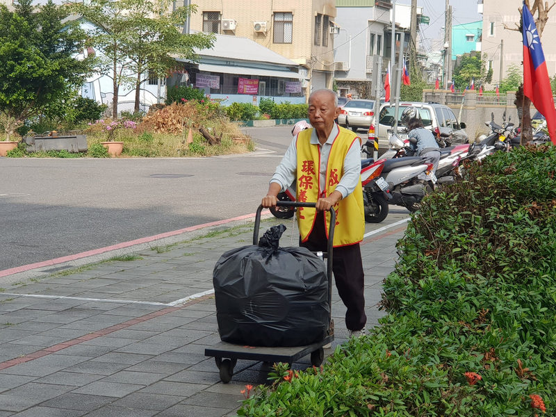 Bénévole de 91 ans à Tainan (image CNA)