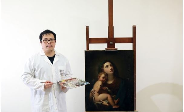 La restauration de tableaux à Taiwan