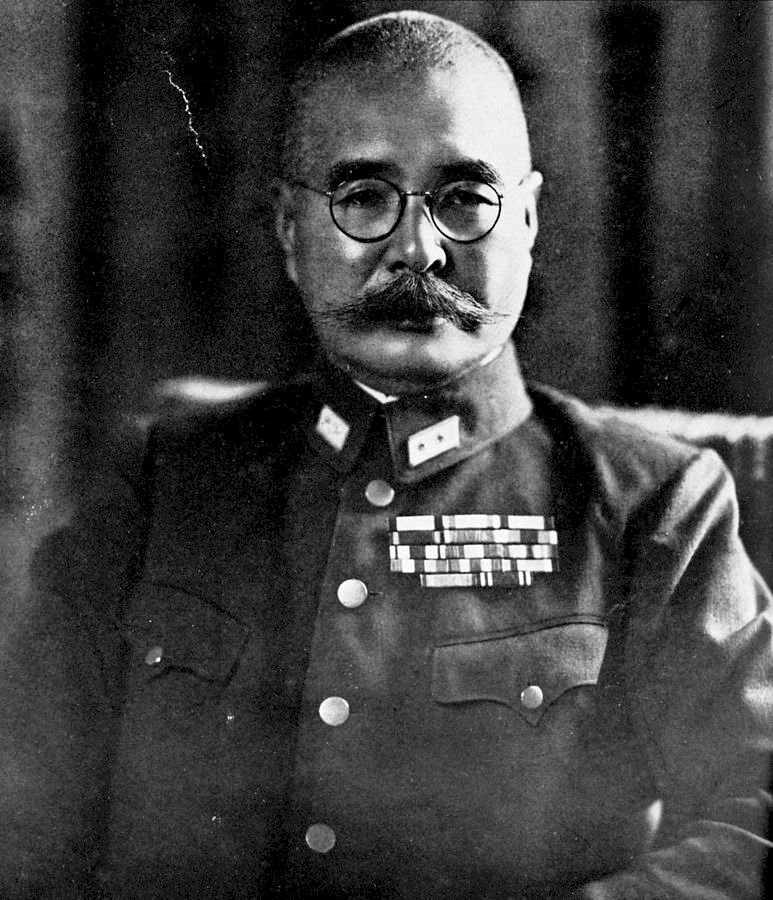 Ando Rikichi, ancien gouverneur japonais de Taiwan considéré comme criminel de guerre (source image: news agency of the Imperial Japanese Military)
