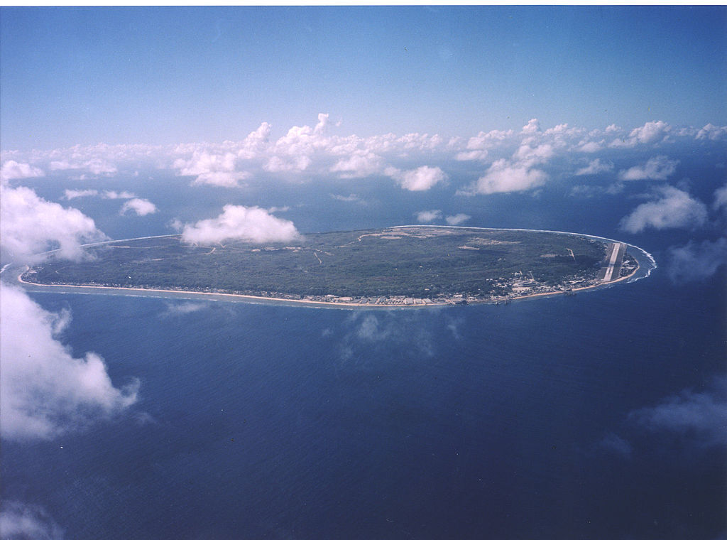Nauru (Image : Wikipedia - ''Courtesy: U.S. Department of Energy's Atmospheric Radiation Measurement Program.'' 