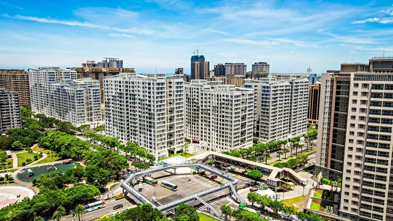 Nouveau complexe immobilier à Taipei (image CNA)