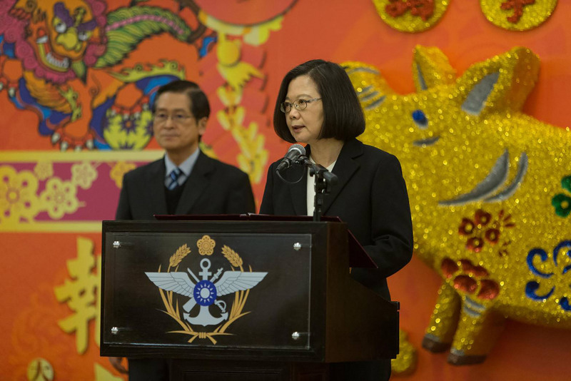 Tsai Ing-wen souligne trois missions pour l’armée taiwanaise