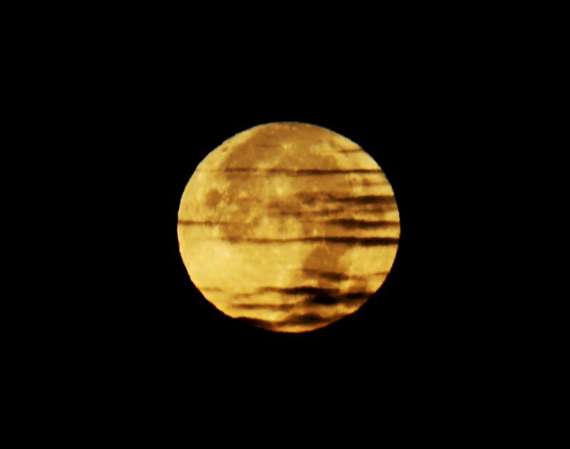La lune inspire le violon à deux cordes