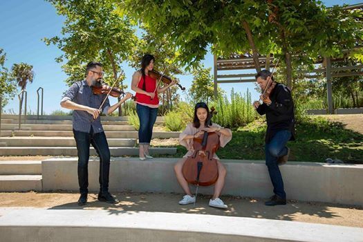 Le quatuor à cordes Landmark (Image AIII event)