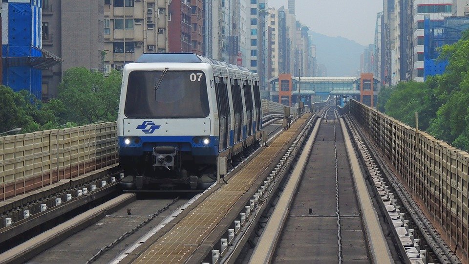 Premier métro de Taipei inauguré en 1996 (image Pixabay)