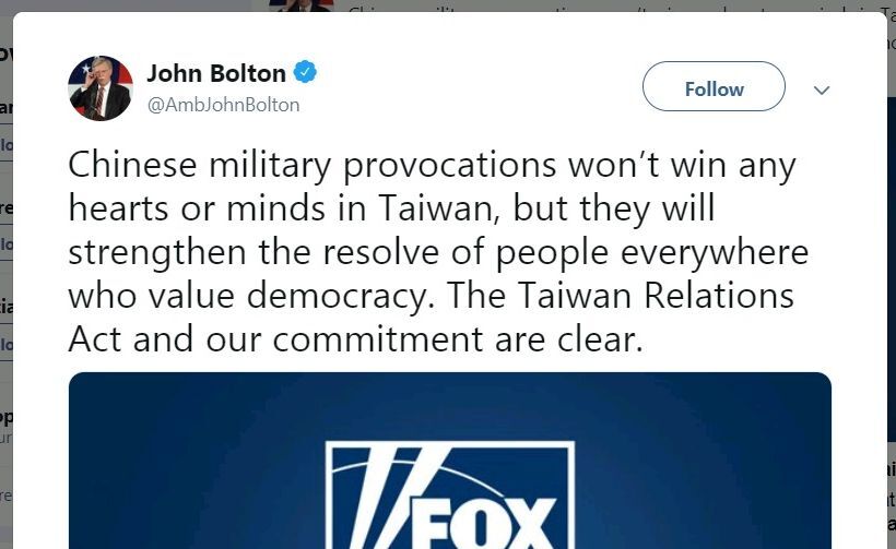 « Capituler n’est pas une option » selon le ministre taiwanais des affaires étrangères
