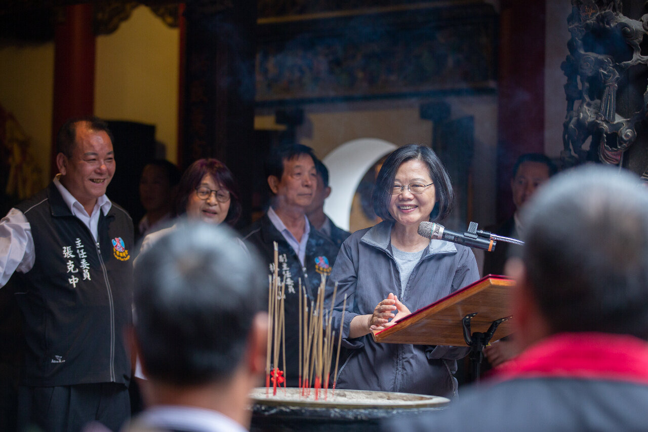 Tsai Ing-wen assure qu’elle défendra la souveraineté de Taiwan